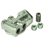 Single Side Ports Remote Filter Mount 1/2"Npt ports, 13/16"-16 Thread 25729