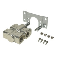 Derale Billet Aluminium Fluid Control Thermostat 3/8" NPT Ports & Bracket 25791