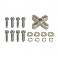 Engine Fan Spacer 1/2" Thick (Female 5/8" Pilot) Aluminium Kit Derale 31500