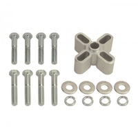 Engine Fan Spacer 1" Thick (Female 5/8" Pilot) Aluminium Kit Derale 31510
