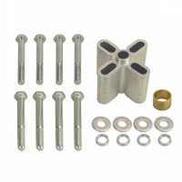 Engine Fan Spacer 1.5" Thick (Female 5/8" Pilot) Aluminium Kit Derale 31515