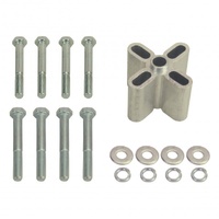 Engine Fan Spacer 1.75" Thick (Female 5/8" Pilot) Aluminium Kit Derale 31518