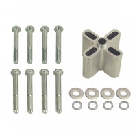 Engine Fan Spacer 2" Thick (Female 5/8" Pilot) Aluminium Kit Derale 31520