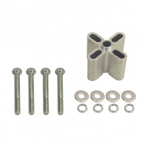 Engine Fan Spacer 2" Thick (Female 5/8" Pilot) Aluminium Kit Derale 31521