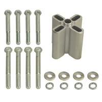 Engine Fan Spacer 2.5" Thick (Female 5/8" Pilot) Aluminium Kit Derale 31550