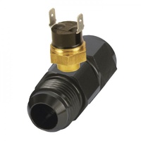 Derale In-Line Fan Control Thermostat Premium 190 Degree -10AN fittings 35027