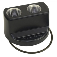 Premium Engine Spin On Adapter with -10AN O-ring Ports, 18x1.5mm Engine Thread