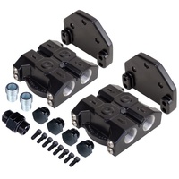 Dual Side Ports Remote Filter Mount -10AN(7/8"-14) O-ring port, 3/4"-16 Thread