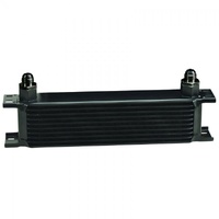 Stack Plate Fluid Cooler 10 Row Design Core-8AN Male Outlet Derale 51008