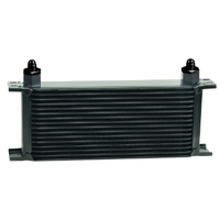 Stack Plate Fluid Cooler 16 Row Design Core-6AN Male Outlet Derale 51606