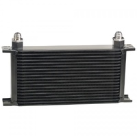 Stack Plate Fluid Cooler 19 Row Design Core-8AN Male Outlet Derale 51908