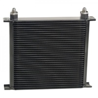 Stack Plate Fluid Cooler 34 Row Design Core-6AN Male Outlet Derale 53406