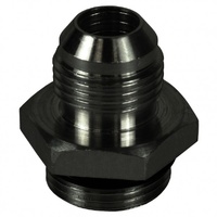 Aluminum Cooler/Adapter Fitting -8AN x 5/8"-18 O-ring Derale 59108