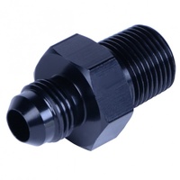 Aluminum Cooler/Adapter Fitting -6AN x 3/8" NPT Male Derale 59206