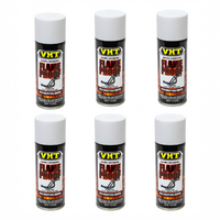 VHT Flame Proof Header Exhaust Spray Paint High Temperature White SP101 x 6 Cans Bulk Pack