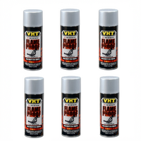 VHT Flame Proof Header Exhaust Spray Paint High Temperature Silver SP106 x 6 Cans Bulk Pack