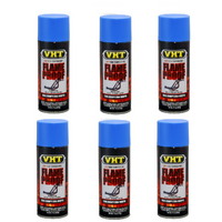 VHT Flame Proof Header Exhaust Spray Paint High Temperature Blue SP110 x 6 Cans Bulk Pack
