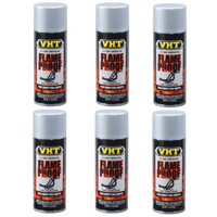 VHT Flame Proof Header Exhaust Spray Paint High Temperature Aluminium SP117 x 6 Cans Bulk Pack