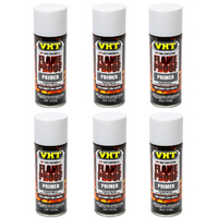 VHT Flame Proof Header Exhaust Spray Paint High Temperature White Primer SP118 x 6 Cans Bulk Pack