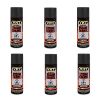 VHT Engine Enamel High Temperature Spray Paint Satin Black SP139 x 6 Cans Bulk Pack