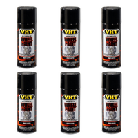 VHT Wheel Paint High Temperature Spray Can Gloss Black SP187 x 6 Cans Bulk Pack
