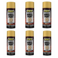 VHT Wheel Paint High Temperature Spray Can Matte Gold Flake SP193 x 6 Cans Bulk Pack