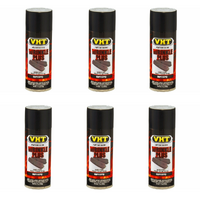 VHT Wrinkle Finish High Temperature Automotive Spray Paint Black SP201 x 6 Cans Bulk Pack