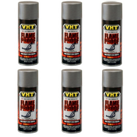 VHT Flame Proof Header Exhaust Spray Paint High Temperature Nu-Cast Grey SP998 x 6 Cans Bulk Pack