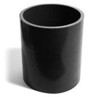 SAAS Straight Silicone Intercooler Hose 102 x 102 x 127mm Black SSH102102127