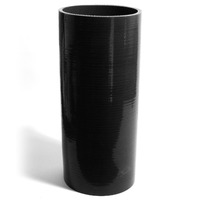 SAAS Straight Silicone Intercooler Hose 102 x 102 x 254mm Black SSH102102254