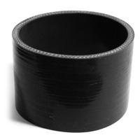 SAAS Straight Silicone Intercooler Hose 102 x 102 x 76mm Black SSH10210276