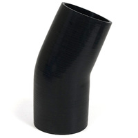 SAAS 23-Degree Silicone Intercooler Hose 102x 102mm Black SSH23102102