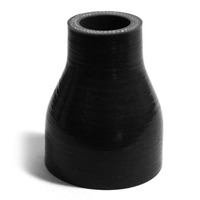 SAAS Straight Silicone Intercooler Reducer Hose 25 x 45 x 76mm Black SSH254576