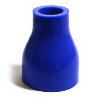 SAAS Straight Silicone Intercooler Reducer Hose 25 x 51 x 76mm Blue SSH255176E