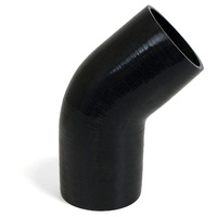 SAAS 45-Degree Silicone Intercooler Hose 102 x 102mm Black SSH45102102