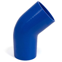 SAAS 45-Degree Silicone Intercooler Hose 102 x 102mm Blue SSH45102102E