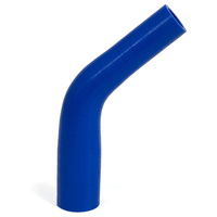 SAAS 45-Degree Silicone Intercooler Reducer Hose 25 x 38mm Blue SSH452538E