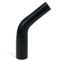 SAAS 45-Degree Silicone Intercooler Reducer Hose 38 x 51mm Black SSH453851