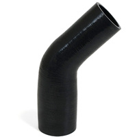 SAAS 45-Degree Silicone Intercooler Reducer Hose 51 x 63mm Black SSH455163