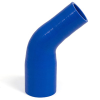SAAS 45-Degree Silicone Intercooler Reducer Hose 51 x 63mm Blue SSH455163E