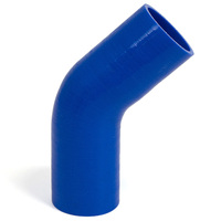 SAAS 45-Degree Silicone Intercooler Hose 63 x 63mm Blue SSH456363E