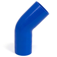 SAAS 45-Degree Silicone Intercooler Hose 82 x 82mm Blue SSH458282E
