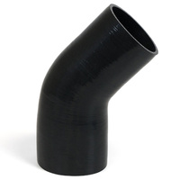 SAAS 45-Degree Silicone Intercooler Reducer Hose 89 x 102mm Black SSH4589102