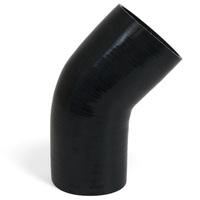 SAAS 45-Degree Silicone Intercooler Reducer Hose 95 x 102mm Black SSH4595102