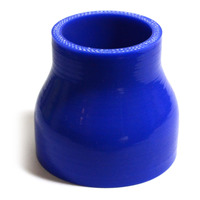 SAAS Straight Silicone Intercooler Reducer Hose 51 x 76 x 76mm Blue SSH517676E
