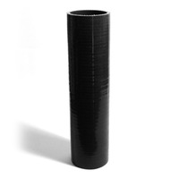 SAAS Straight Silicone Intercooler Hose 63 x 63 x 254mm Black SSH6363254