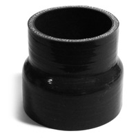 SAAS Straight Silicone Intercooler Reducer Hose 63 x 76 x 76mm Black SSH637676
