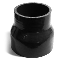 SAAS Straight Silicone Intercooler Reducer Hose 82 x 102 x 102mm Black SSH82102102