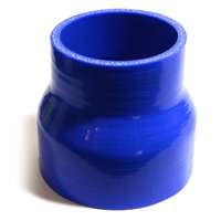SAAS Straight Silicone Intercooler Reducer Hose 82 x 102 x 102mm Blue SSH82102102E