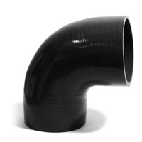 SAAS 90-Degree Silicone Intercooler Hose 102 x 102 Black SSH90102102